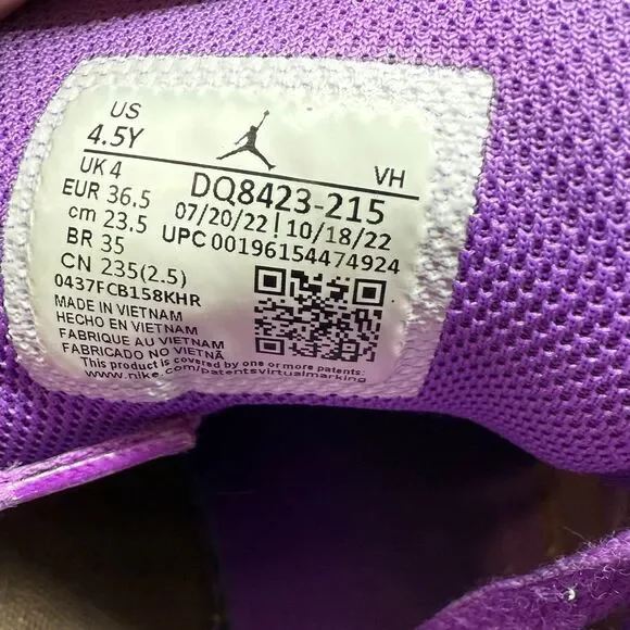 Air Jordan 1 Mid "Palomino" (GS) Youth Size 4.5Y - Picture 10 of 11